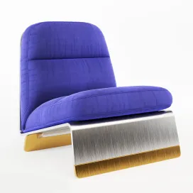 Metal armchair